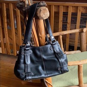 Tignanello leather shoulder bag